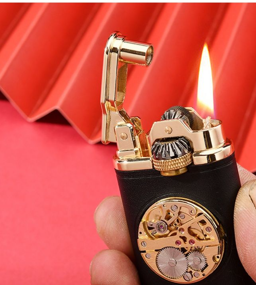 Зажигалка бензиновая подарочная "Время", Chief, герметичная, сувенир, подарок мужчине на день рождения, новый год, 23 февраля - фотография № 3