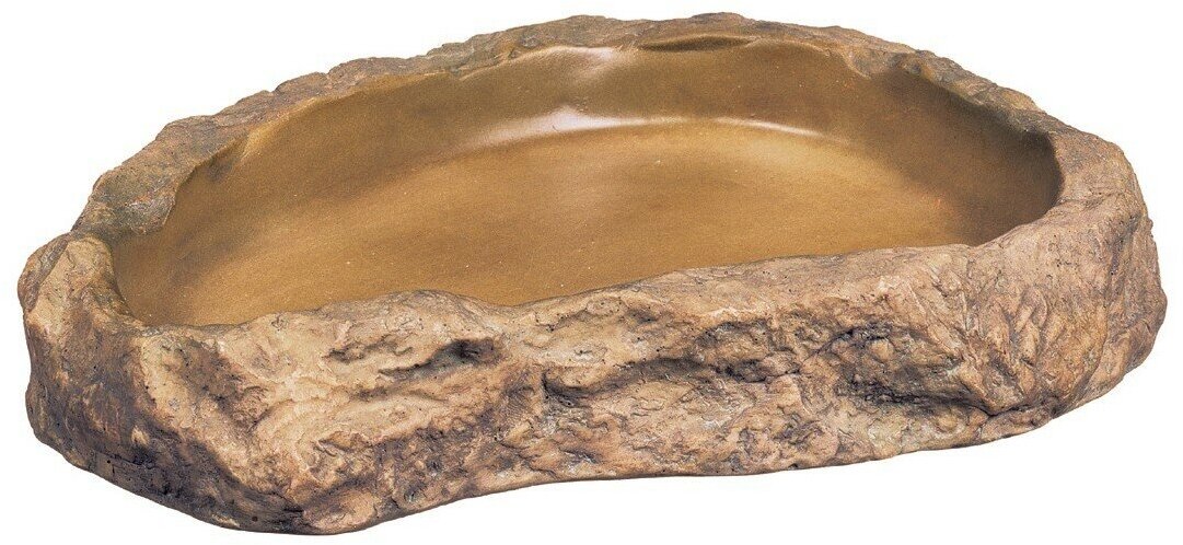 Кормушка-камень большая Hagen ExoTerra Feeding Dish для террариума - фотография № 2
