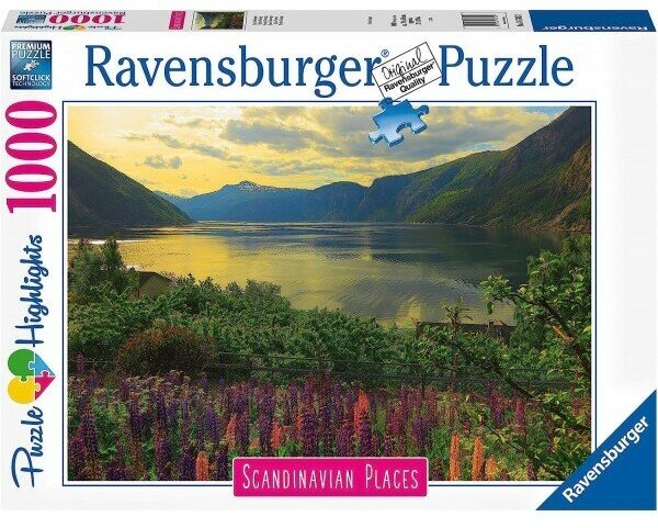 Пазл Ravensburger 1000 Скандинавские места. Фьорд в Норвегии, арт.16743