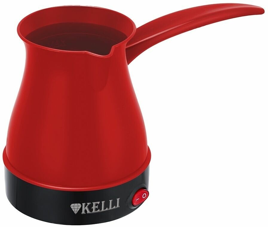 Турка электрическая KELLI KL-1444 красный - фотография № 5
