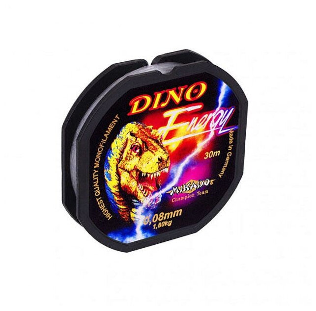 Леска Mikado DINO ENERGY 0,12 (30 м) - 2,70 кг.