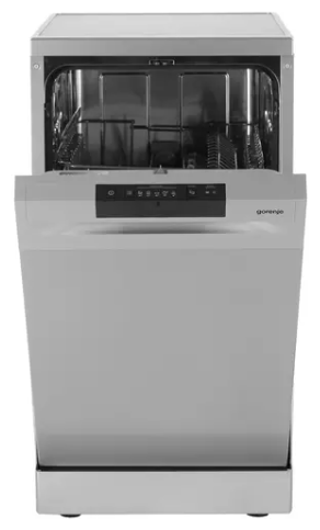 Посудомоечная машина Gorenje GS520E15S, узкая, напольная, 44.8см, загрузка 9 комплектов, нержавеющая сталь