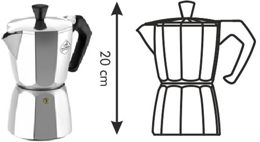 Кофеварка гейзерная TESCOMA PALOMA 9 кружек - фотография № 5