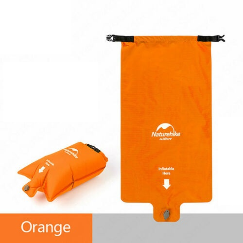 плавающее кресло inflatable floating bed оранжевый Гермомешок для накачки коврика Naturehike Inflatable Bag