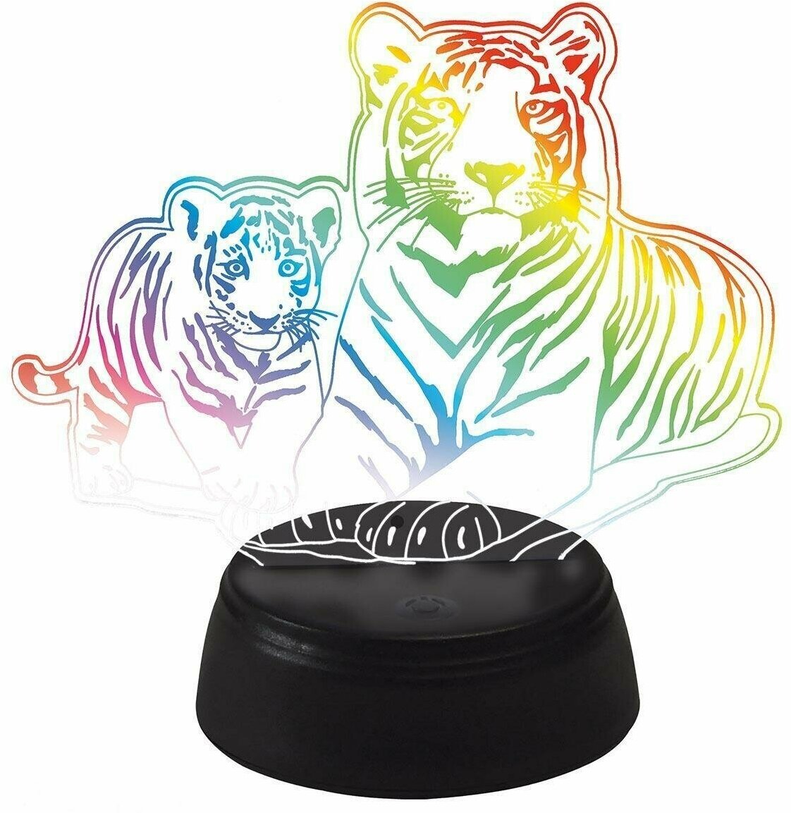 Светодиодная фигура Uniel ULI-M508 RGB/3AA Tiger Family/Black UL-00008403