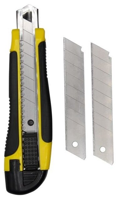 Нож канцелярский, ширина лезвия 9 мм. (1398674) Silwerhof - фото №2