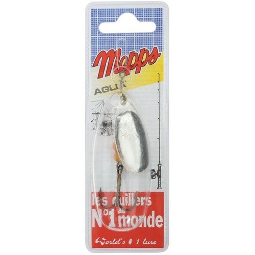 Блесна вращающаяся MEPPS Aglia AG №4, 9 г, блистер