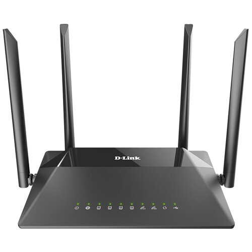 Роутер беспроводной D-Link DIR-853URUR3A AC1300 101001000BASE-TX4G ready черный wi fi роутер d link dir 853 uru r3a