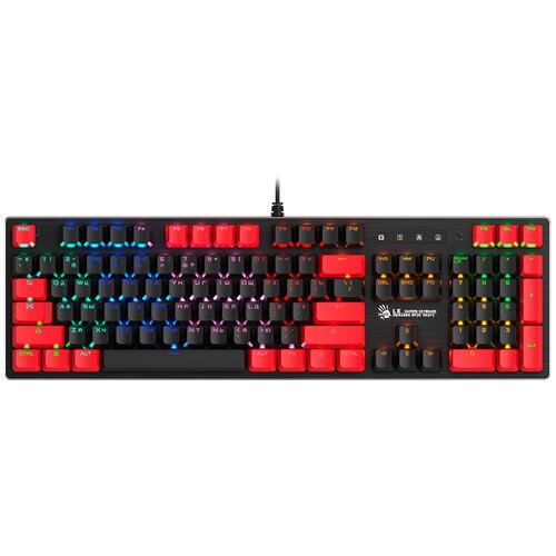 Клавиатура A4Tech Bloody B820N черныйкрасный B820N BLACK RED 279900₽
