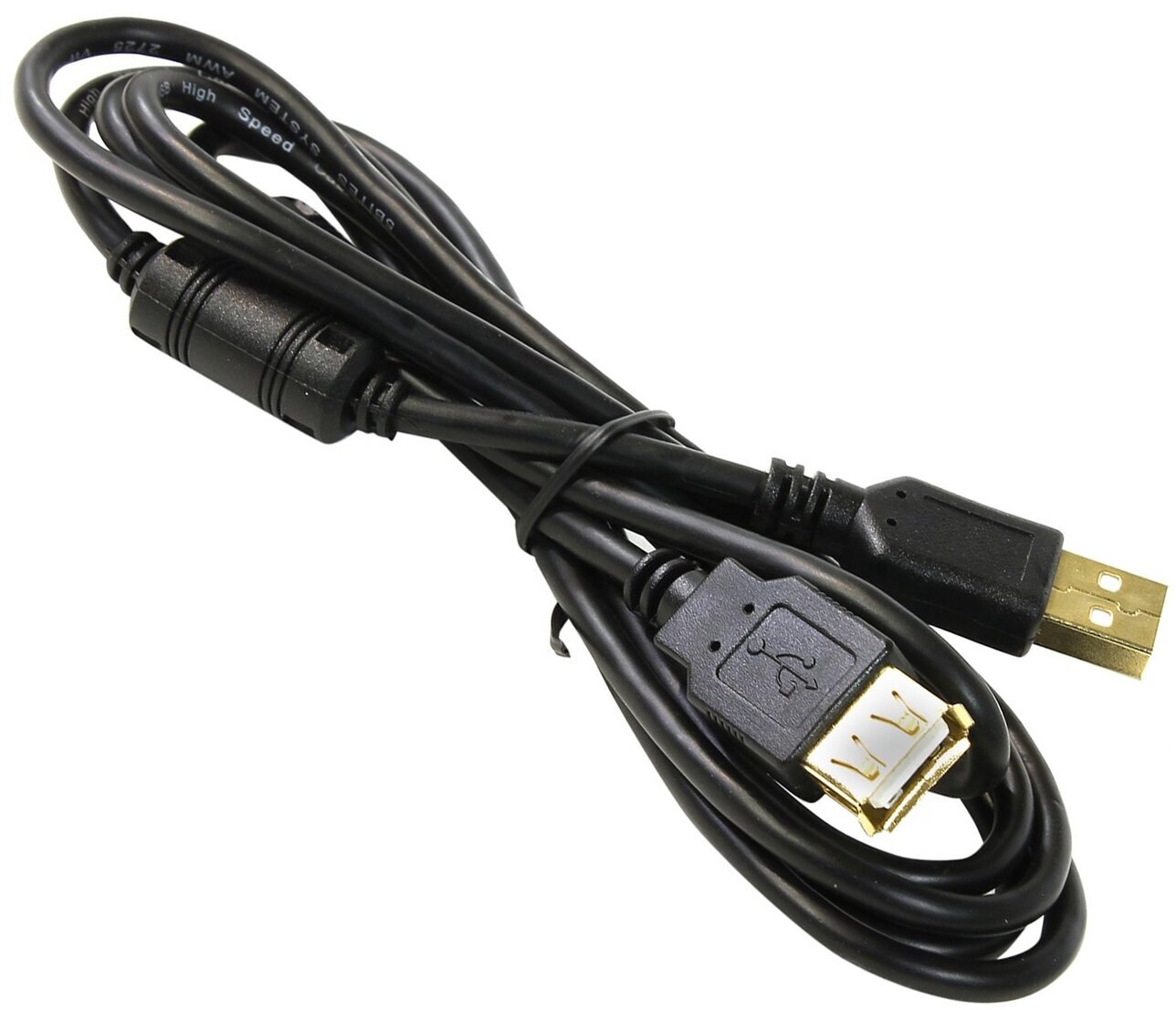 Удлинитель 5bites USB - USB (UC5011-018A), 1.8 м, черный - фото №2