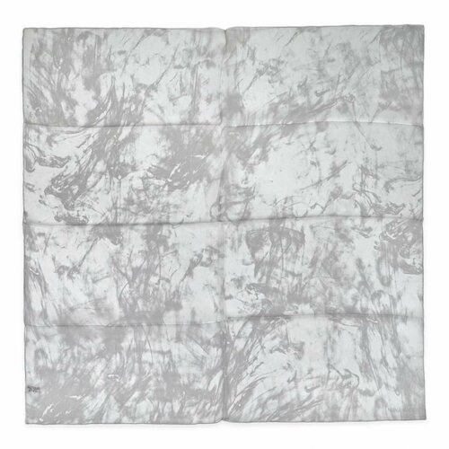 фото Платок nina ricci, натуральный шелк, 90х90 см, серый