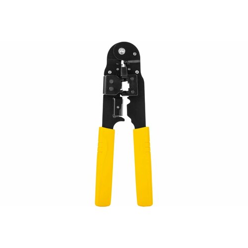 DELI Обжимные клещи DL381008 RJ45 98341 обжимные клещи deli tools dl381008 rj45 черный желтый