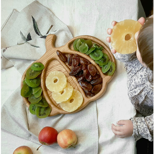 Менажница деревянная Тыква, Мануфактура Голубиных, 26х32 см