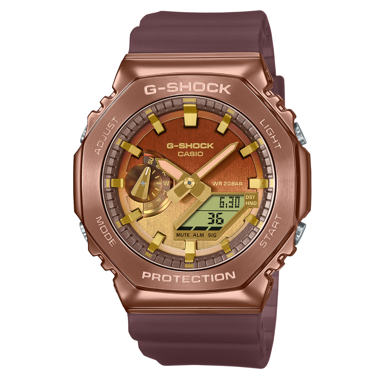 Наручные часы CASIO G-Shock, коричневый — фото 1