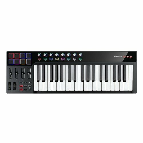 MIDI клавиатура Donner D-37 donner d 25 starrykey usb midi клавиатура 25 клавиш