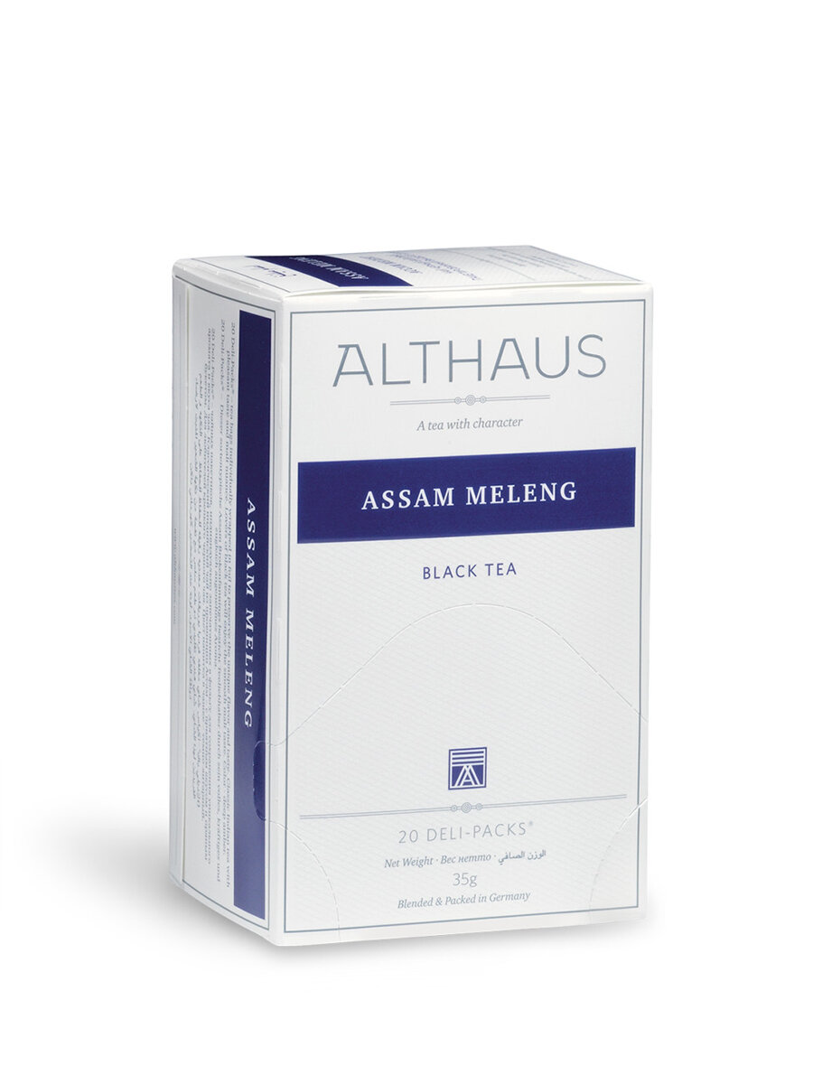 Чай черный Althaus Assam Meleng в пакетиках, 20 пак.