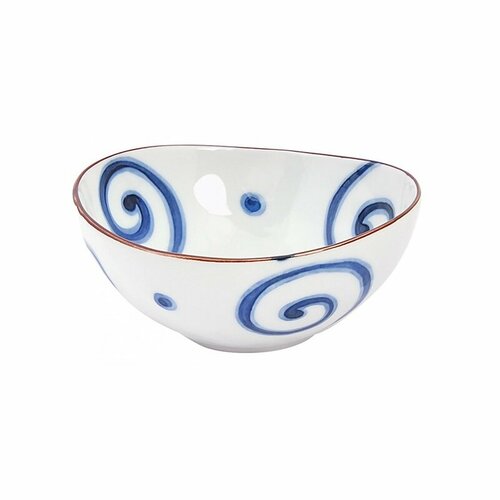 Чаша Mixed Bowls 16 см фарфор, цвет бело-синий, Tokyo Design, Япония, 7274