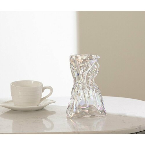 Ваза стеклянная IST-044, стекло, 10х15,5 см, прозрачный