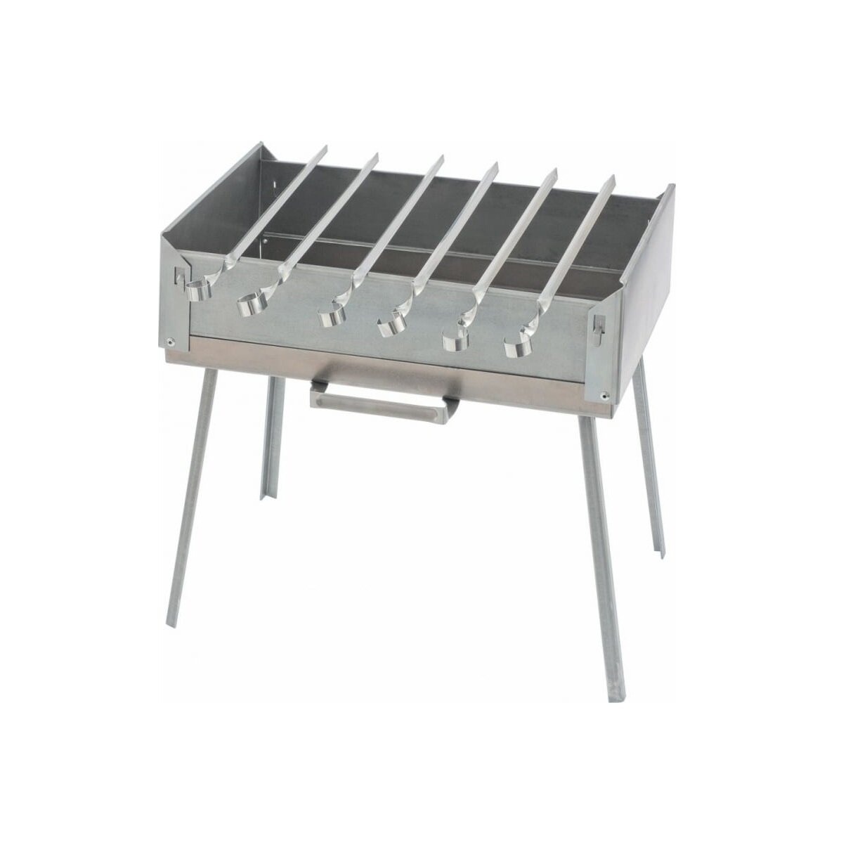 Мангал-дипломат 410x280x125 мм, 1.5 мм, 6 шампуров, сумка, Palisad Camping