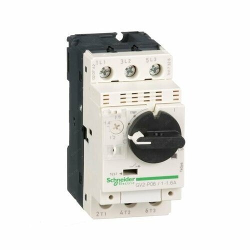 Автоматический выключатель Schneider Electric GV2P06 автоматический выключатель С комбинированным расцепителем 1-1,6А