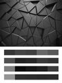 Фотообои Черный 3д фон 275x367 (ВхШ), бесшовные, флизелиновые, MasterFresok арт 14-597
