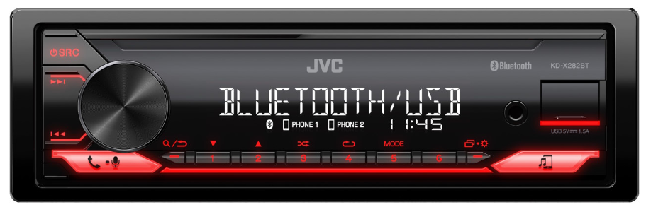 Автомагнитола JVC KD-X282BT