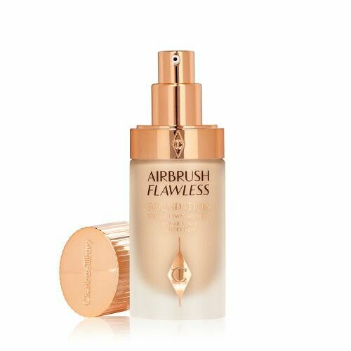 фото Charlotte tilbury антивозрастная тональная основа airbrush flawless (5 neutral)