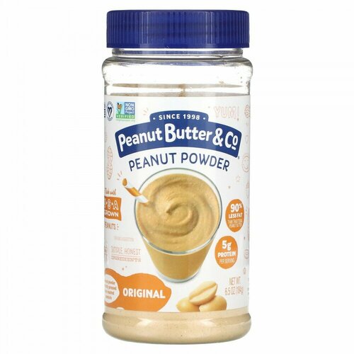 Peanut Butter & Co, Арахисовый порошок, оригинальный, 6,5 унций (184 г)