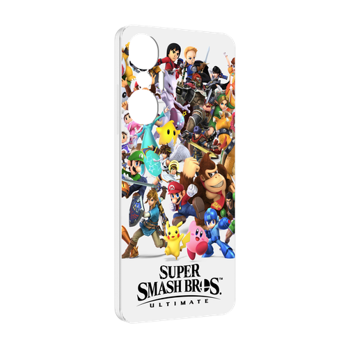 Чехол MyPads Super Smash Bros для Infinix Hot 20S задняя-панель-накладка-бампер