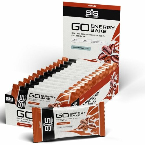 Энергетический батончик SCIENCE IN SPORT (SiS) GO Energy Bake 12 х 50 г, Тирамису