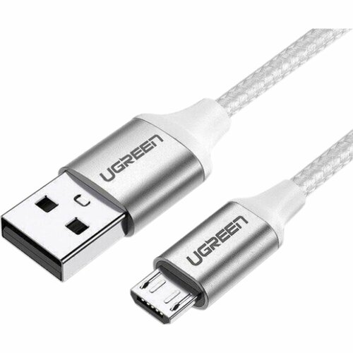 UGREEN Кабель Ugreen US290 (60153) jet a usb microusb ja dc22 2 м белый