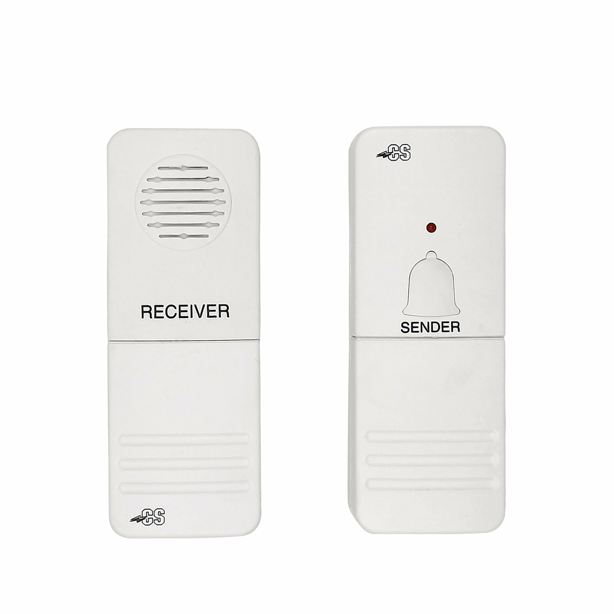 Дверной звонок беспроводной радиус действия до 100м цвет белый