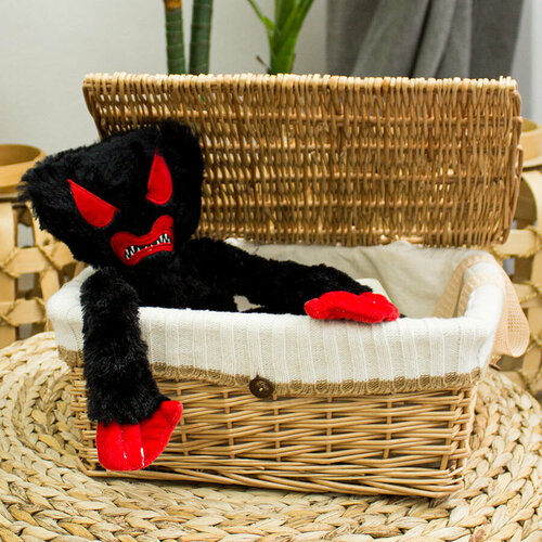Мягкая игрушка Килли Вилли с красными глазами 40см / черный набор из 6 фигурок huggy wuggy хагги вагги