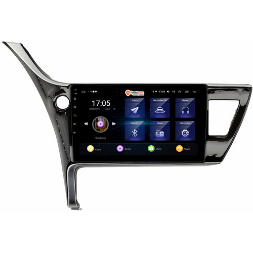 Штатная магнитола OEM RS10-1265 для Toyota Corolla 11 (2015-2022) (тип 2) для авто без камеры на Android 10