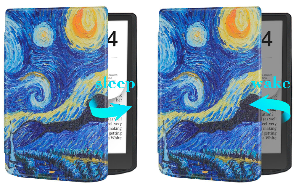 Электронная книга PocketBook 743G InkPad 4 с обложкой Van Gogh