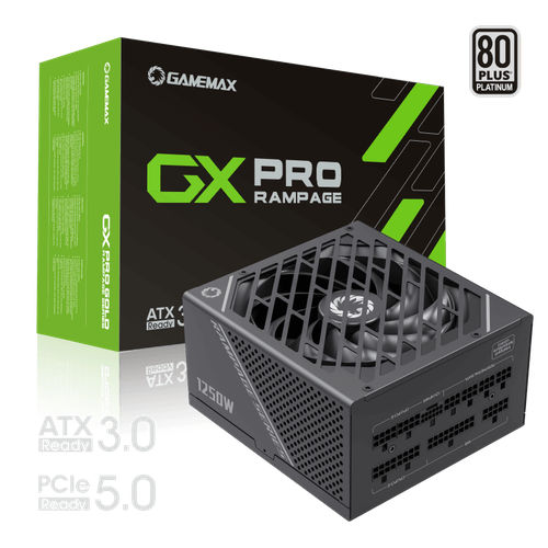 Блок питания ATX 1250W GameMax GX-1250 PRO White 2318500₽