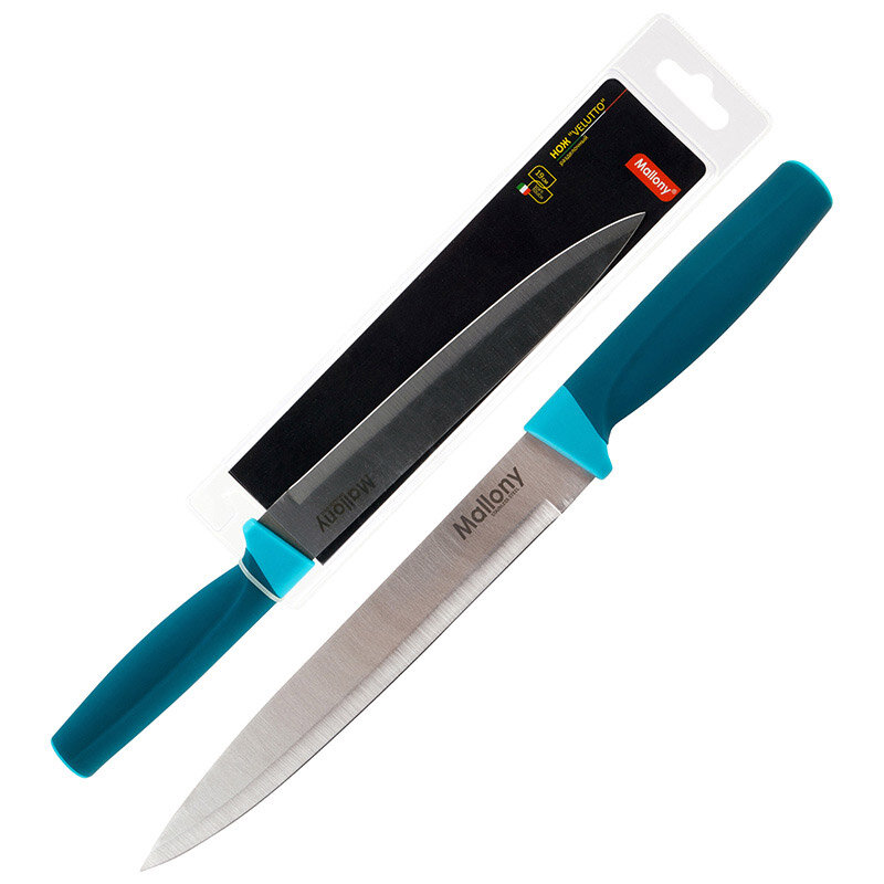 Нож с рукояткой софт-тач VELUTTO MAL-02VEL разделочный 20 см