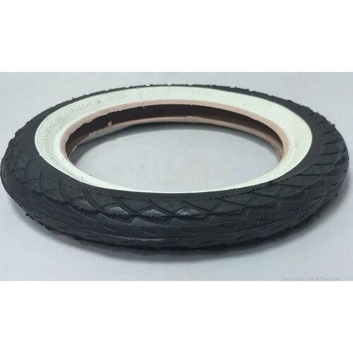 фото Покрышка 12" 1/2х2 1/4 (62-203) sa-206 deli tire №008135 белая полоса