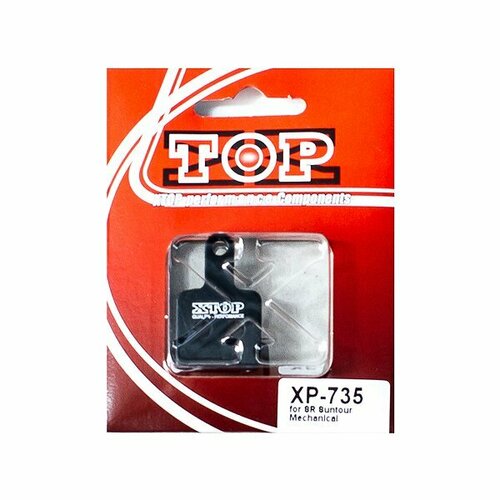 Тормозные колодки X-Top Organic Pads XP-735 SR Mech. Tektro Auriga Twin Sub колодки тормозные органические comiron resin p01 для tektro x spark yinxing