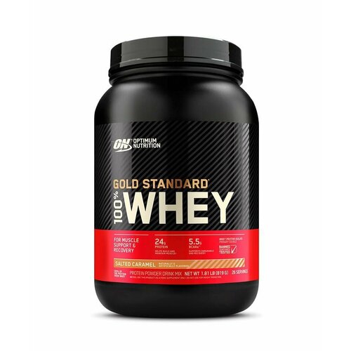 Протеин сывороточный для набора мышечной массы Optimum Nutrition 100% Whey Gold Standard, 907 г, вкус: банан