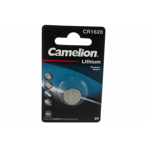 Батарейки Camelion CR1620 BL-1 10 шт. батарейка литиевая airline lithium cr1620 3v упаковка 1 шт cr1620 01 airline арт cr1620 01