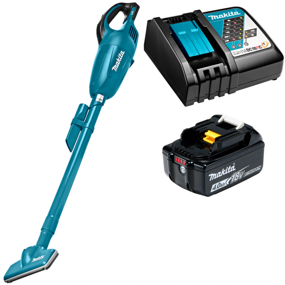 Аккумуляторный пылесос Makita DCL181FRM (18V, Li-Ion, 1х4Ач, з/у)