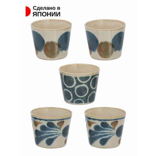 Набор посуды из фарфора / Чашка для чая Д8х6,7 см 5 шт