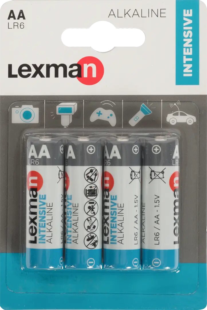 Батарейка алкалиновая Lexman AA 4 шт.