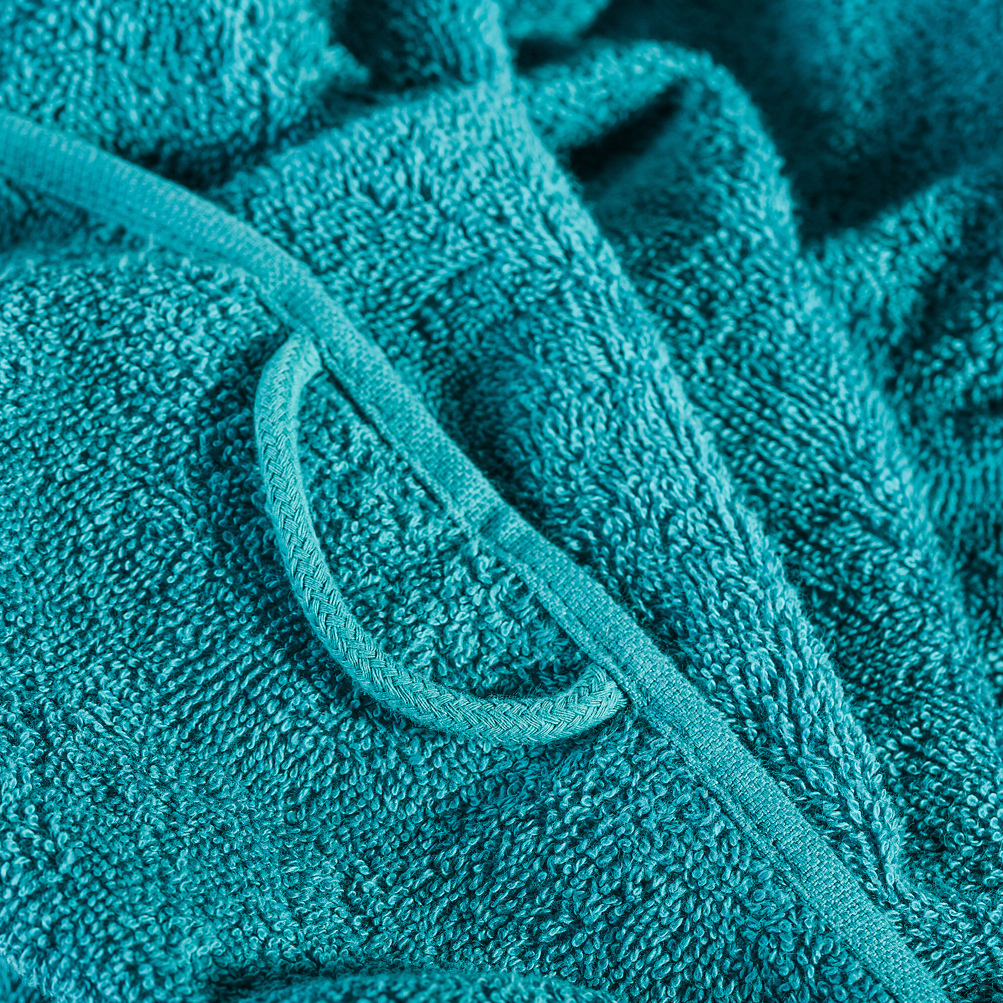 Полотенце Los Muertos для ванной 70х140 см., цвет бирюзовый - фотография № 3