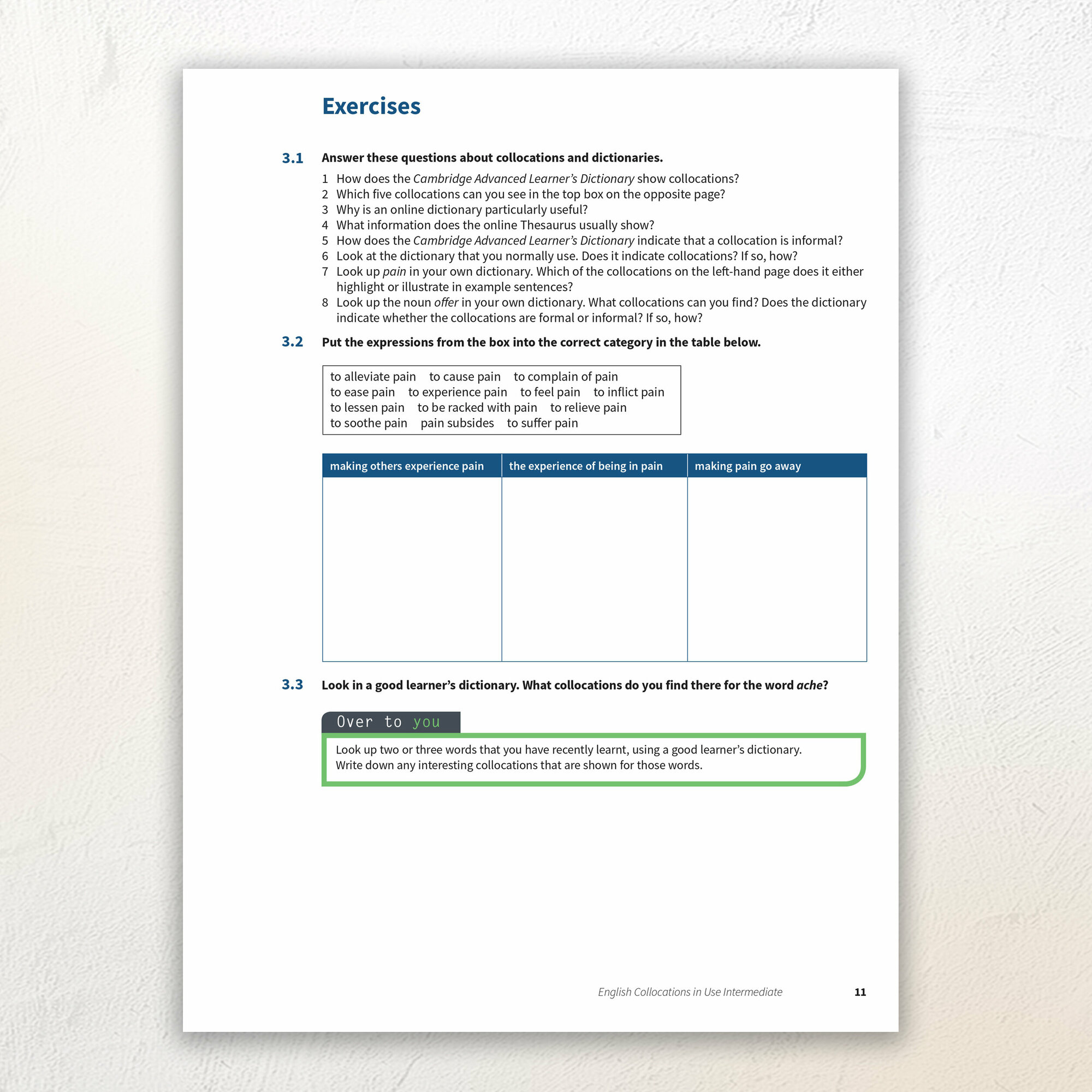 English Collocations in Use Intermediate 2 Edition Bk +ans - фото №14