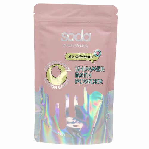 SODA Пудра-шиммер для ванны takeitcomfy COCONUT COOKIE 150 г 361₽