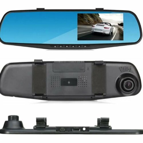 Зеркало заднего вида с видеорегистратором мерседес легковой Vehicle Blackbox DVR 1080 1 камера 131400₽