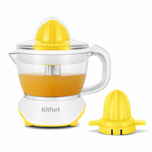 Соковыжималка для цитрусовых КТ-1147-3 бело-желтый 119000₽