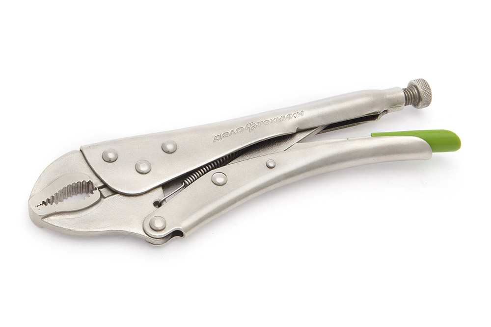 Дело техники 430250 зажим с фиксатором с полукруглым захватом 250 мм дт 48 / 6